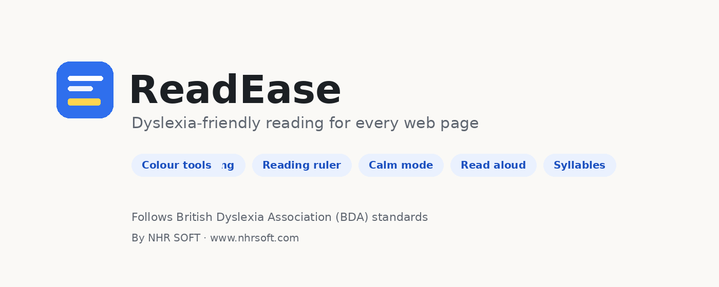ReadEase visual